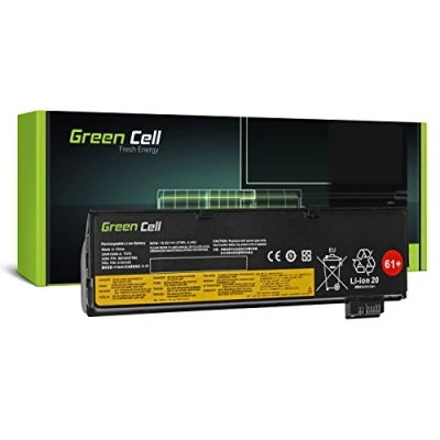 Abbildung von Green Cell® Extended Serie 01AV424 Laptop Akku für Lenovo ThinkPad T470 T570 A475 P51S T25 (6 Zellen 4400mAh 10.8V Schwarz)