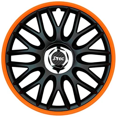 Abbildung von J TEC Orden R J13519 Radblenden 13Zoll schwarz, chrom, orange