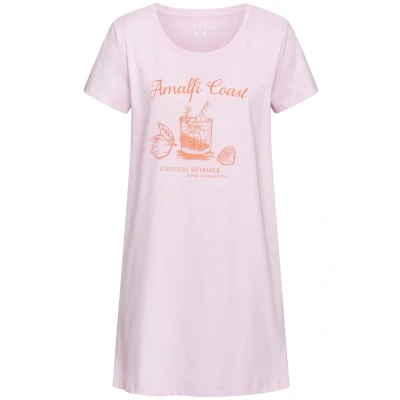 Abbildung von Lascana Vivance Dreams BY Dolce VITA Bigshirt Nachthemd, Damen, Größe: 32/34, Pink