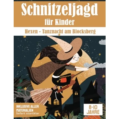 Abbildung von Schnitzeljagd für Kinder: Hexen Tanznacht am Blocksberg (Partyspiele zum Kindergeburtstag)