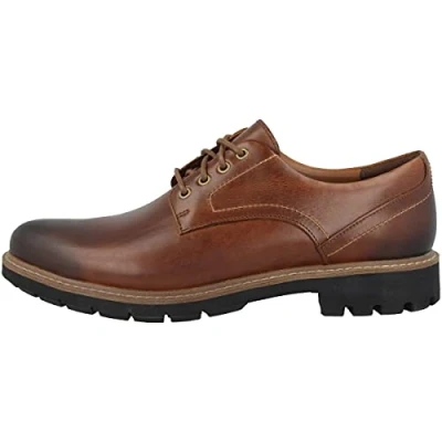 Abbildung von Clarks Herren Batcombe Hall Derbys, Braun (Dark Tan Lea), 41 EU
