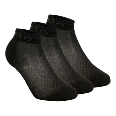 Abbildung von Odlo Short Active Sportsocken 3er Pack Schwarz, Größe 39 41