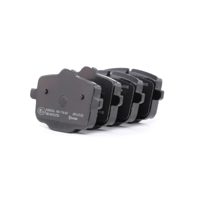 Abbildung von BREMBO P 06 061 Bremsbelagsatz für Verschleißwarnanzeiger vorbereitet mit Bremssattelschrauben ohne Zubehör BMW: 5 Touring, 6 Gran Coupe, Saloon
