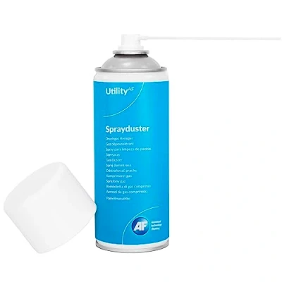 Abbildung von AF Utility Druckluftspray/Druckluftreiniger Reinigungssprühdose druckluftspray Dose / Druckluft aus der (Air Duster) PC und Tastatur Reiniger 1 x 400 ml Packung ADU400UT