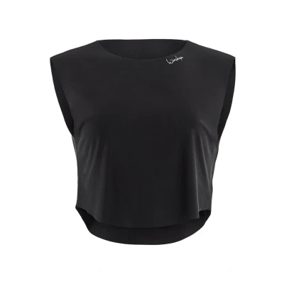Abbildung von Winshape SOFT Cropped Top, Damen, Größe: XXL, Black