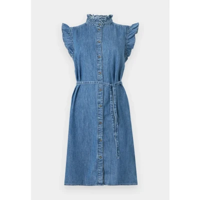 Abbildung von ONLY Onlshania Dress Jeanskleid, Damen, Größe: XS, Medium blue denim