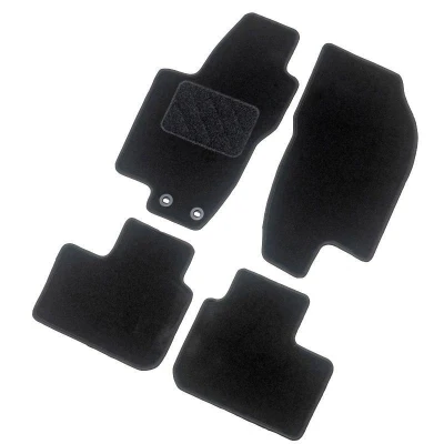 Abbildung von AutoStyle TM CI551 Fußmattensatz Textil vorne und hinten 4 schwarz