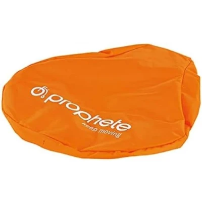 Abbildung von Prophete Wasserabweisende Satteldecke Schutz vor Nässe für alle gängigen Fahrradsättel, Universal Sattelüberzug Fahrrad, Citybike &amp; E Bike, langlebiger Sattelschutz in neon orange