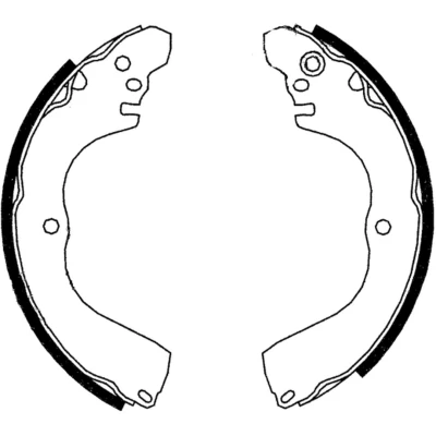 Abbildung von ABE C05064ABE Bremsbacken Hinterachse 228,5 30 MITSUBISHI: Outlander 2 SUV, Grandis
