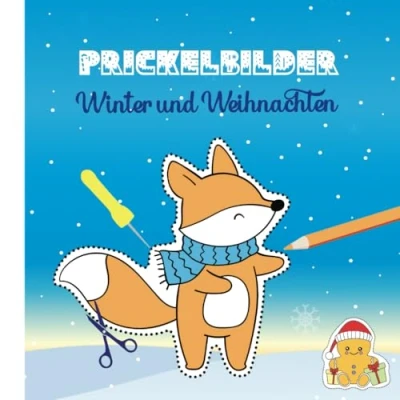Abbildung von Prickelbilder Winter und Weihnachten Prickeln ab 4 Jahren Malbuch Bastelbuch für Kinder Jahren: 30 Motive ... Malen, Basteln, Spielen Lesen)