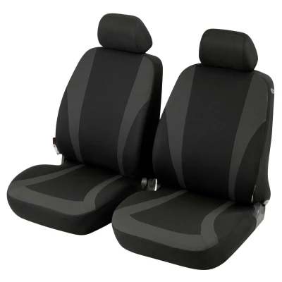 Abbildung von WALSER Mendoza 11794 Sitzschonbezug anthrazit, grau Polyester vorne SKODA: Fabia I Hatchback, TOYOTA: RAV4 III Off Road, VOLKSWAGEN: GOLF 6