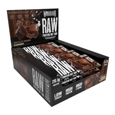 Abbildung von Warrior Raw Protein Flapjack, Chocolate Brownie 12 bars, 930 g