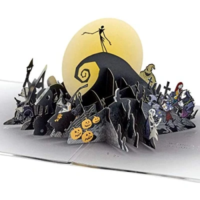 Abbildung von Hallmark Signature Paper Wonder Nightmare Before Christmas Pop Up Geburtstagskarte, Halloween Karte (Happy Nightmares)