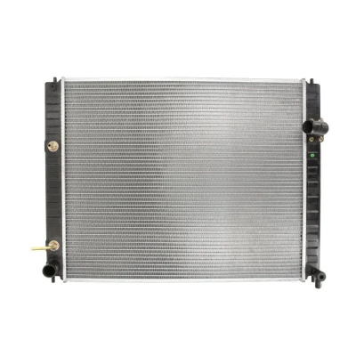 Abbildung von NRF 59147 Kühler, Motorkühlung Aluminium 636 528 26 Kühlrippen gelötet