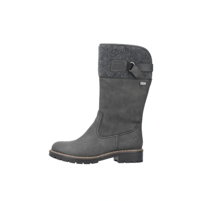 Abbildung von Rieker Snowboot/Winterstiefel, Damen, Größe: 36, Grau Schuhe