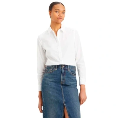 Abbildung von Levi&#039;s® Hemdbluse »The Classic«, Kleine Logo Stickerei auf der Brust