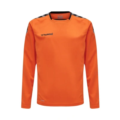 Abbildung von Hummel Hmlauthentic Sport Tshirt für Kinder, Größe: 116, Tangerine