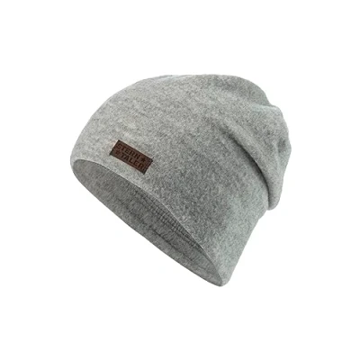 Abbildung von Sterntaler Baby Jungen Beanie Slouch Melange Mütze gefüttert mit weichem Baumwoll Fleece hellgrau, 53