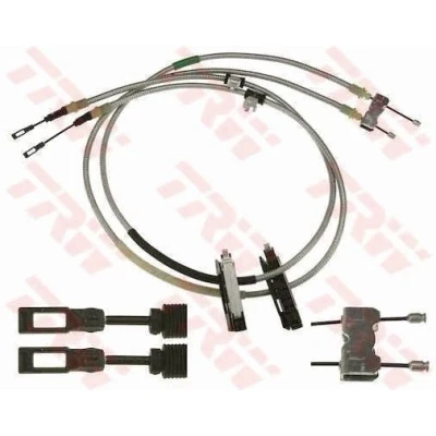 Abbildung von TRW GCH2613 Handbremsseil 1770, 1595 Scheibenbremse FORD: Focus Mk1 Hatchback, Estate, Saloon