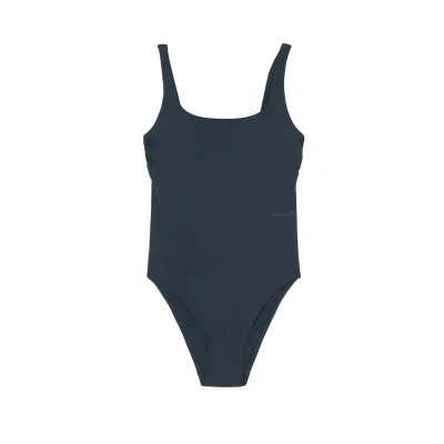 Abbildung von Marc O&#039;Polo Stockholm Essentials Badeanzug, Damen, Größe: Small, Blau