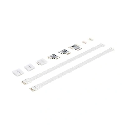 Abbildung von Elgato Light Strip Connector Set Anpassbare Beleuchtung für Gaming, Streaming und Setups Zuhause mit T Verbinder, Eckverbinder, Verlängerungskabel mehr, kompatibel