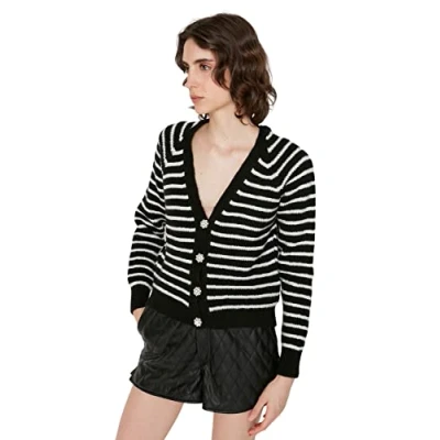 Abbildung von Trendyol Strickjacke, Damen, Größe: 38, Black