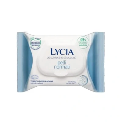 Abbildung von Lycia Make up Entferner Tücher für normale Haut 20 Stück