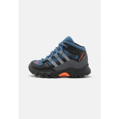 Abbildung von Adidas Terrex MID GTX I Hikingschuh für Kinder, Größe: 18, Steel/grey three/impact orange Textil/synthetik