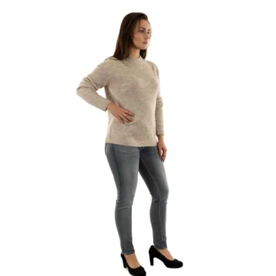 Abbildung von ONLY Camilla Oneck L/S Strickpullover, Damen, Größe: Medium, Pumice stone