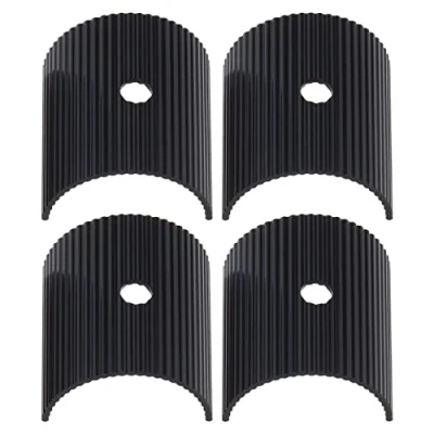 Abbildung von 2 STK Fahrradlenker Unterlegscheiben Umbaublech Reduzierstück Fahrradkomponenten Aluminiumlegierung 31,8 Mm Bis 35 Schwarz