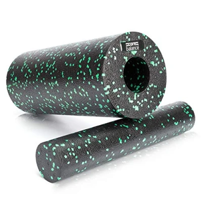 Abbildung von Core Balance 2 in 1 Faszienrolle mit herausnehmbarem Kern Massiert das Tiefengewebe &amp; lindert Rückenschmerzen Fitness Yoga für zu Hause teilig, 33 x 15 cm 6