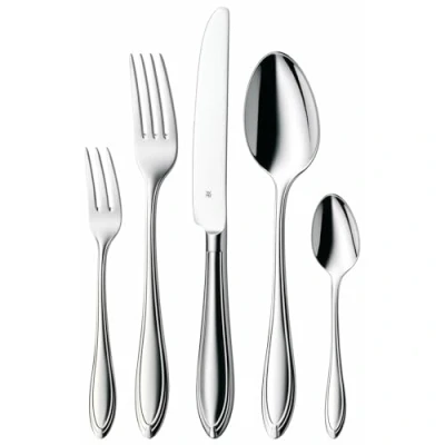 Abbildung von WMF Verona Besteck Set 6 Personen, 30 teilig, Monobloc Messer, Cromargan Edelstahl poliert, glänzend, spülmaschinengeeignet