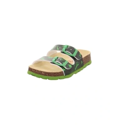 Abbildung von Superfit Fussbettpantoffel Jungen GRÜN/Mehrfarbig 7080 Hausschuh, 29 EU