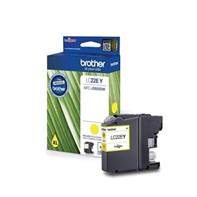 Abbildung von Brother LC 22EY,Yellow,Original Tintenpatrone für MFC J5920DW