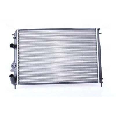 Abbildung von NISSENS 63766 Kühler, Motorkühlung Aluminium 583 414 23 Kühlrippen mechanisch gefügt DACIA: Logan I Saloon, MCV, Sandero I, RENAULT: Scénic 1