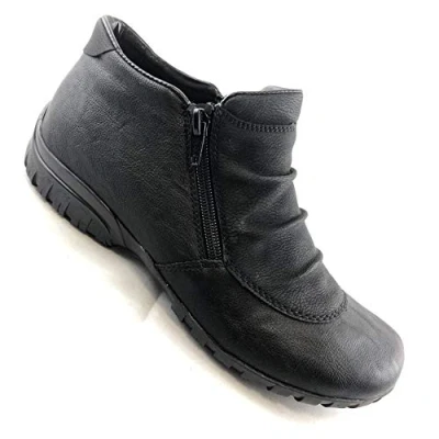 Abbildung von Rieker Damen L4691 Warm gefüttert Classics Kurzschaft Stiefel und Stiefeletten, Schwarz (Schwarz/Schwarz/01), 36
