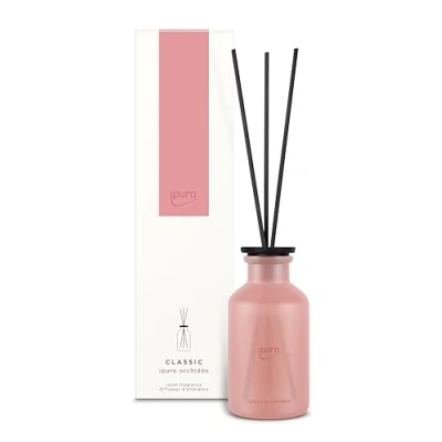 Abbildung von ipuro Classic Raumduft ORCHIDÉE 240ml Raumerfrischer mit fruchtigen Noten, sizilianischer Limone, Pfirsich, Veilchen &amp; Maiglöckchen Duft Diffuser Stäbchen Lufterfrischer Wohnung