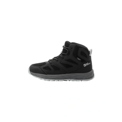 Abbildung von Jack Wolfskin Woodland Texapore Hikingschuh für Kinder, Größe: 26, Phantom Kunststoff/textil
