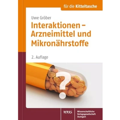 Abbildung von Interaktionen Arzneimittel und Mikronährstoffe (Für die Kitteltasche): Für Kitteltasche des Mediziners