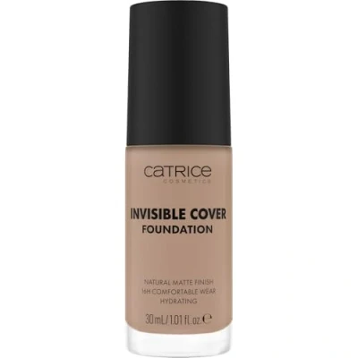 Abbildung von Catrice Invisible Cover Foundation, Nr. 030N, Nude, feuchtigkeitsspendend, langanhaltend, natürlich, für trockene Haut, vegan, ölfrei, ohne Parabene, Mikroplastikpartikel, 1er Pack (30ml)