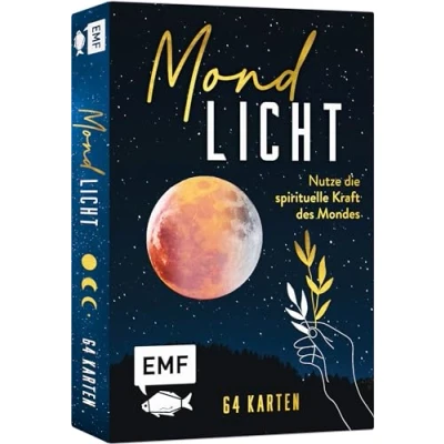 Abbildung von Karten Box: Mondlicht: 64 Karten: Nutze die spirituelle Kraft des Mondes und der Mondphasen: mit Ritualen, Affirmationen Mondwissen