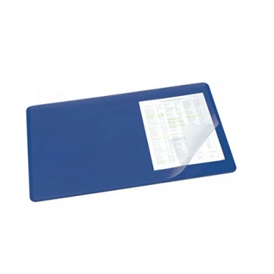 Abbildung von Durable Schreibtischunterlage (mit transparenter Auflage, 530 x 400 mm) 1 Stück, grau, 720210