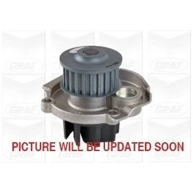 Abbildung von GRAF PA1030 Wasserpumpe 23 ohne Dichtung mechanisch Thermoplast 57,069 für Zahnriementrieb FIAT: Panda III Hatchback, Doblo II Box Body / Estate, Idea