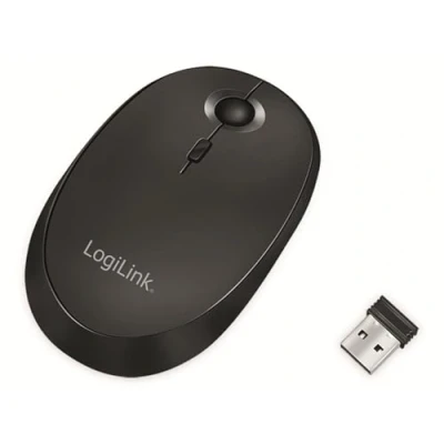 Abbildung von LogiLink ID0204 Funk &amp; Bluetooth Dual Maus, 2,4 GHz, 800/1200/1600 dpi, schwarz