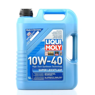 Abbildung von Liqui Moly Leichtlauf Super 10W 40 5l Motoröl 1301 VOLKSWAGEN: GOLF 2, 3, TRANSPORTER 3 Bus, MERCEDES BENZ: C Class Saloon, A Class, W124 Saloon