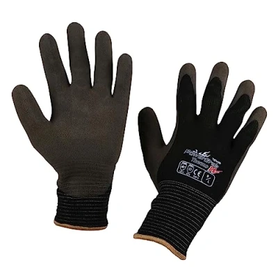 Abbildung von Kerbl 297582 PowerGrab Thermo Winterhandschuh W, Latex mit 2 lagig Acrylfutter, Größe: 8