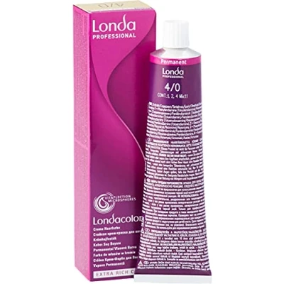 Abbildung von Londa Professional Haarfarbe Creme, Mittelbraun 4/0, 60 ml