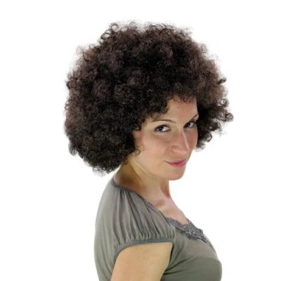 Abbildung von WIG ME UP PW0011 P4 Braune Afroperücke Foxy Brown Funk Disco Dunkelbraun