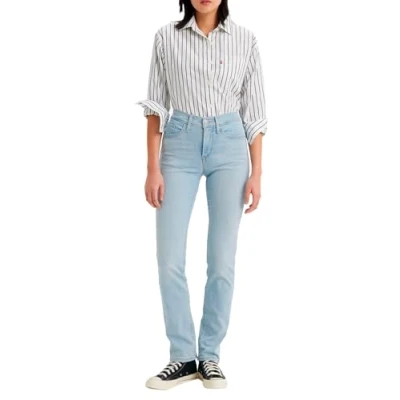 Abbildung von Levi&#039;s Slate Freeze Jeans Slim Fit, Damen, Größe: 32x32, Bleached