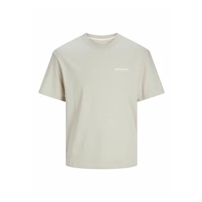Abbildung von Jack &amp; Jones LOGO Rundhals Tshirt basic, Herren, Größe: Small, Moonbeam